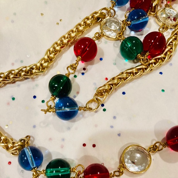 VINTAGE CHANEL GRIPOIX Sautoir NECKLACE - Picture 7 of 13